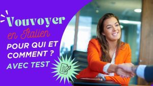 vignette le vouvoiement en italien