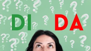 vignette article utilisation de Di ou DA en italien