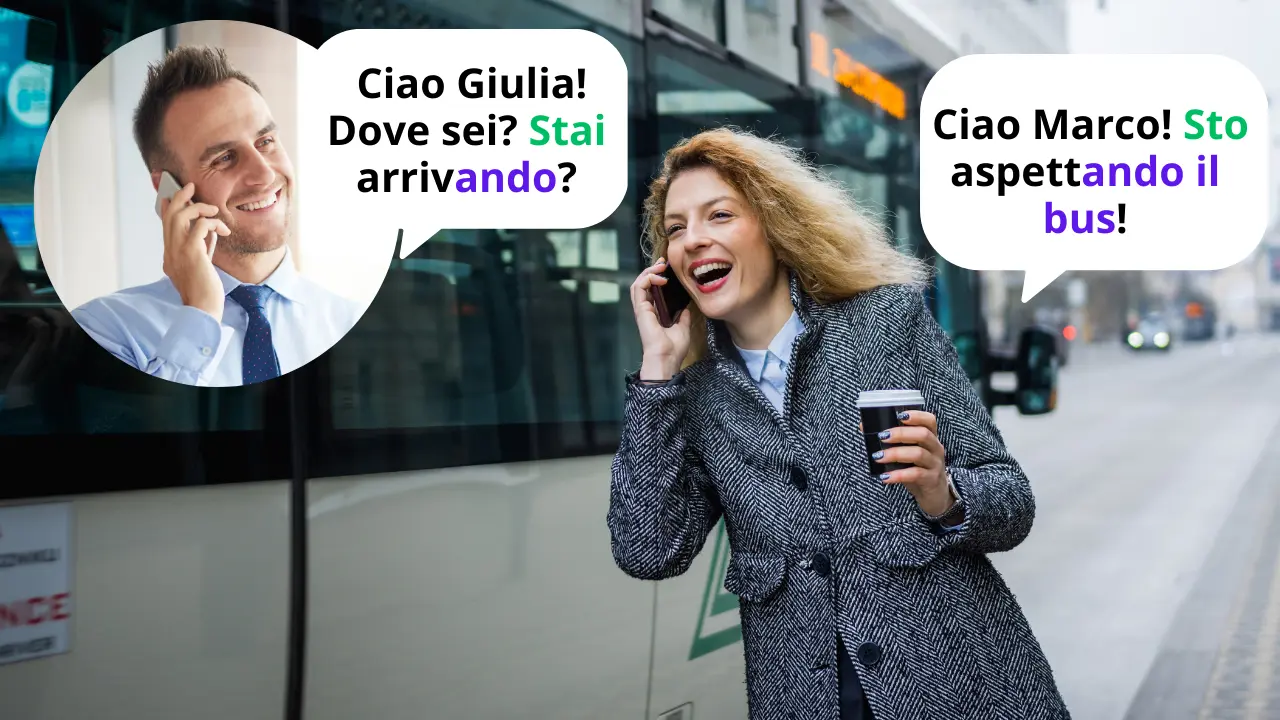 sto arrivando-stare parlons italien l'utilisation de stare au présent continu en italien