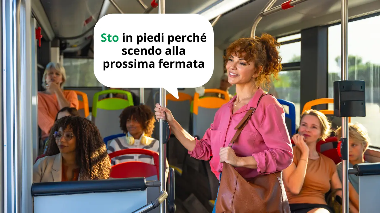 sto in piedi stare-parlons italien